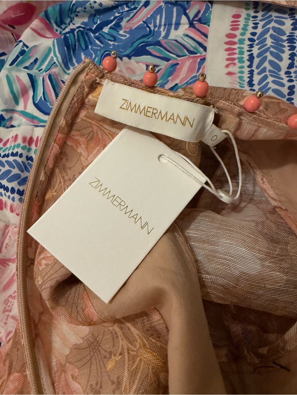Zimmerman Kaleidoscope Belted Flora Midi Dress - Picture 4 of 6
